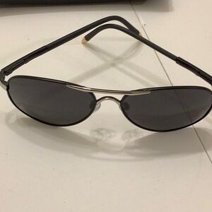 Black Aviator Sunglasses